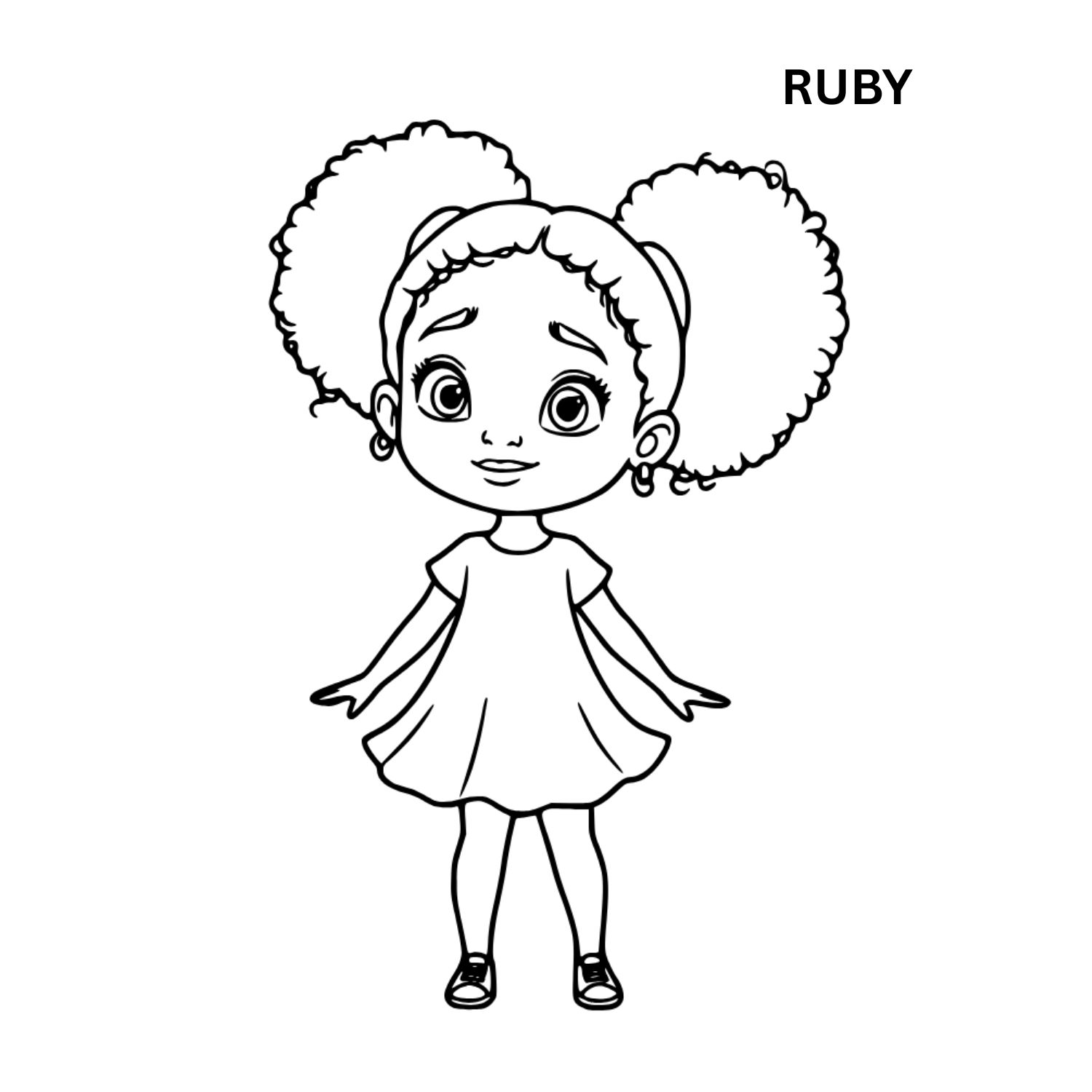Ruby coloring page